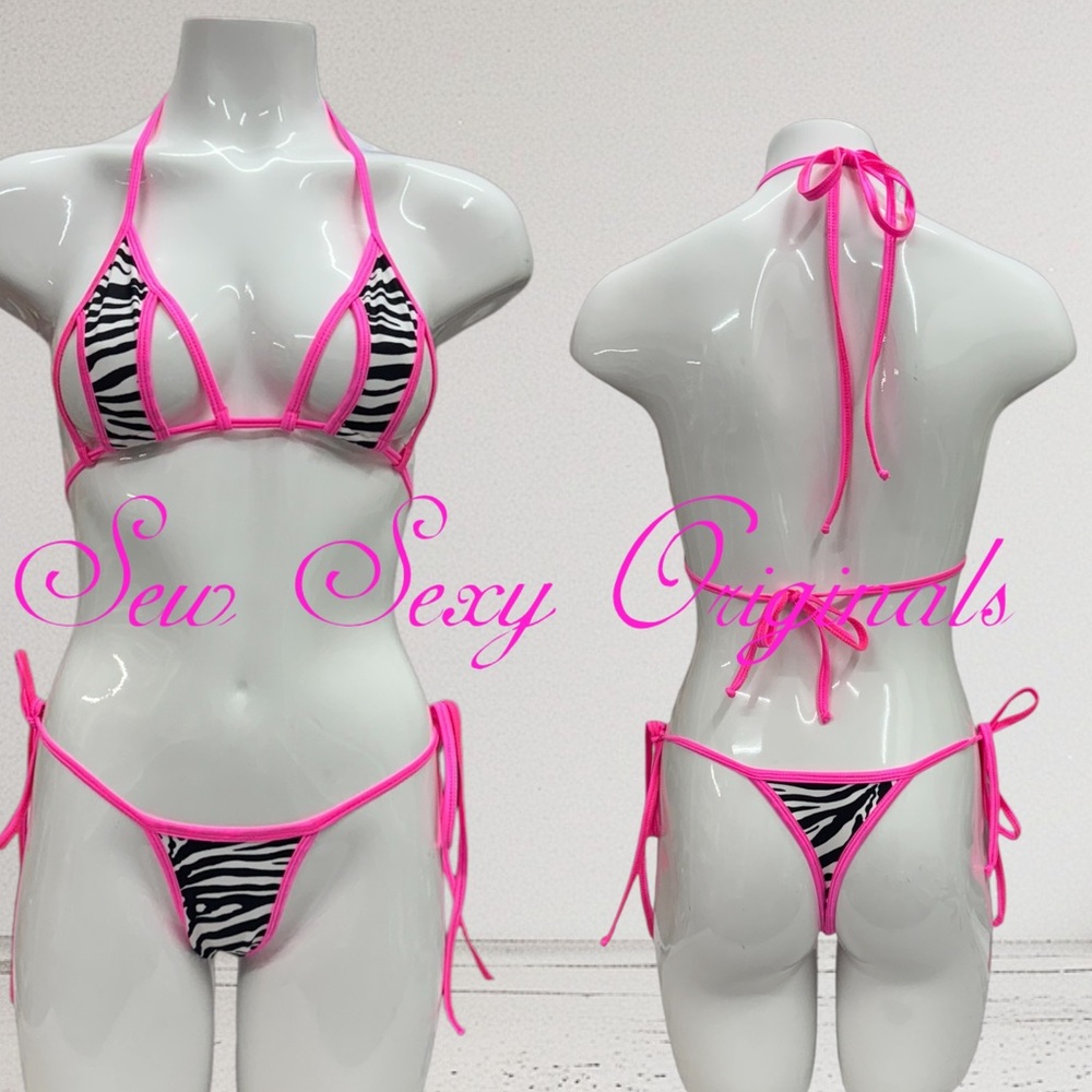 Microkini bikini w cutouts sexy